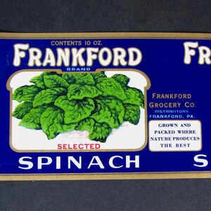 Spinach Labels - Etsy