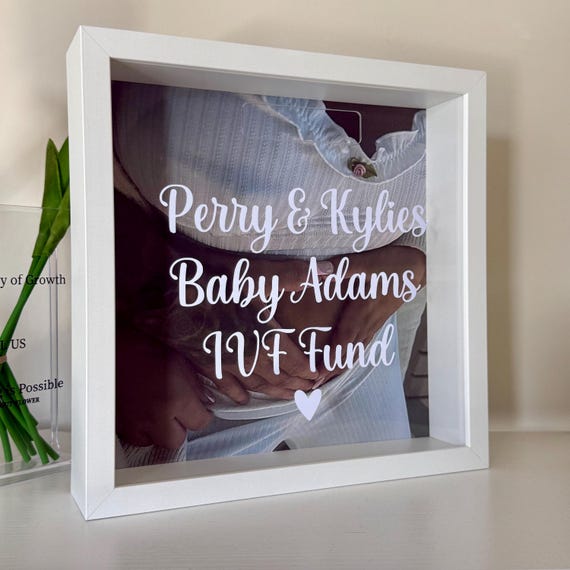 Personalised Money Box Frame - Design your own frame