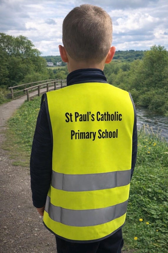 Personalised Children's High Visibility Vest - Custom School Trip Vest