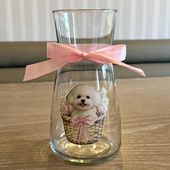 Keepsake Glass Vase, Personalisation available
