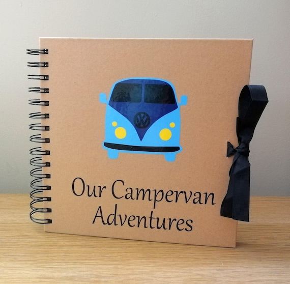Personalised VW Campervan Scrapbook - Van Life Adventure Journal