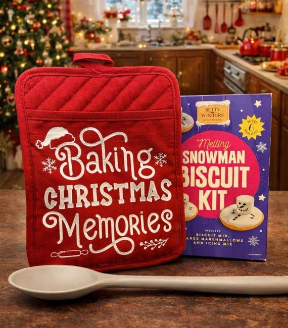 Baking Christmas Memories - Pot Holder Only
