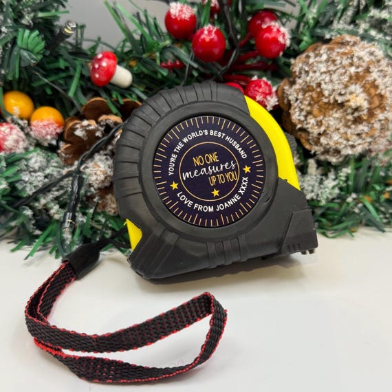 Personalized 5m Tape Measure – Useful Gift for Husband/Dad/Grandad