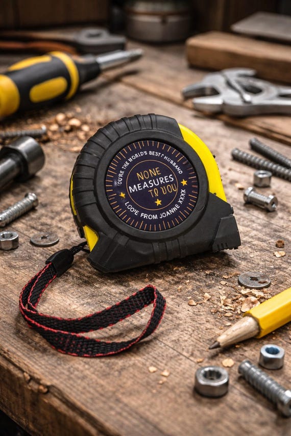 Personalized 5m Tape Measure – Useful Gift for Husband/Dad/Grandad