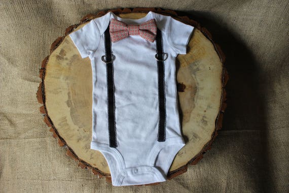 suspenders baby outfit