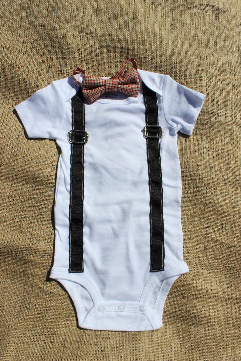 12 Mo Baby Boy Onesie / Suspender Onesie /baby Outfit / Suit Etsy Canada