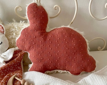 Small rabbit cushion for baby rooms, children's rooms