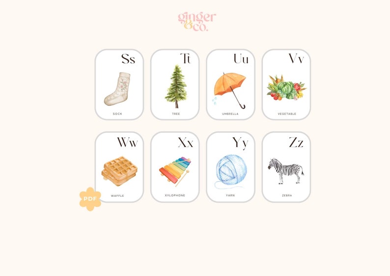 Alphabet Karten zum Ausdrucken Montessori Karten Homeschool - Etsy.de