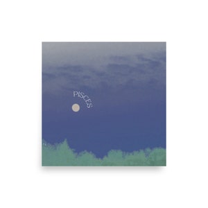 Énergie lunaire des Poissons Poster
