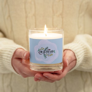 Enneagram 3 - Glass jar soy wax candle