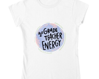 First Grade Teacher - Classic Womens Crewneck T-shirt