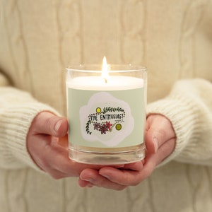 Enneagram 7 - Glass jar soy wax candle