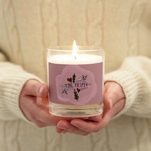 Enneagram 2 - Glass jar soy wax candle