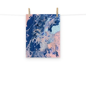Woman Water Original Art Print Poster