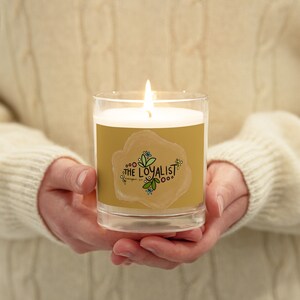 Enneagram 6 - Glass jar soy wax candle