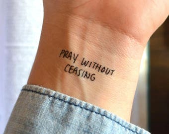 Bible Verse Tattoo Etsy