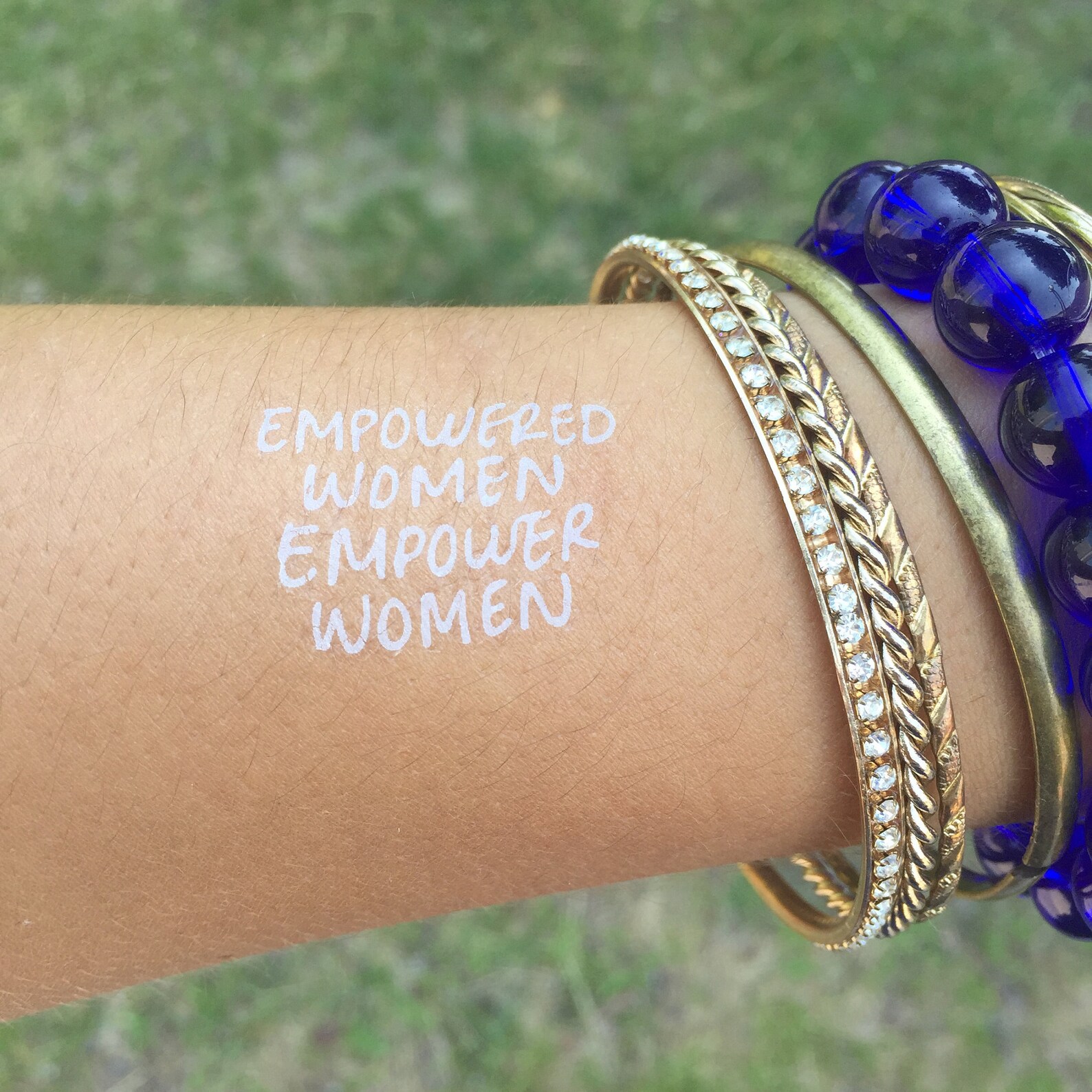 EMPOWERED Women EMPOWER Women Tattoo - Etsy