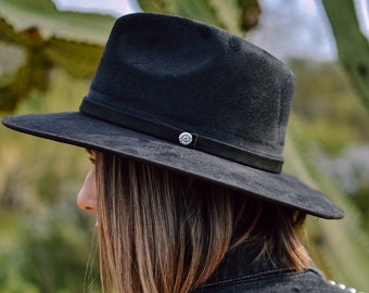 Black boho hat Clearance