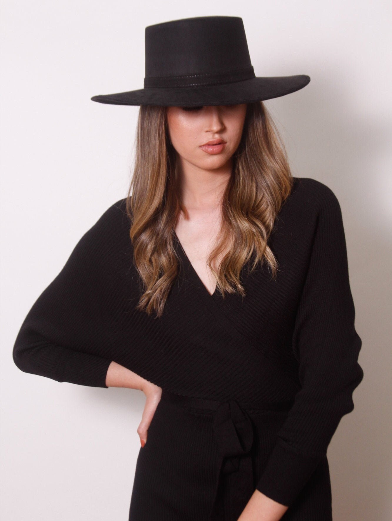 Black Hats Women-black Fedora Hat for 
