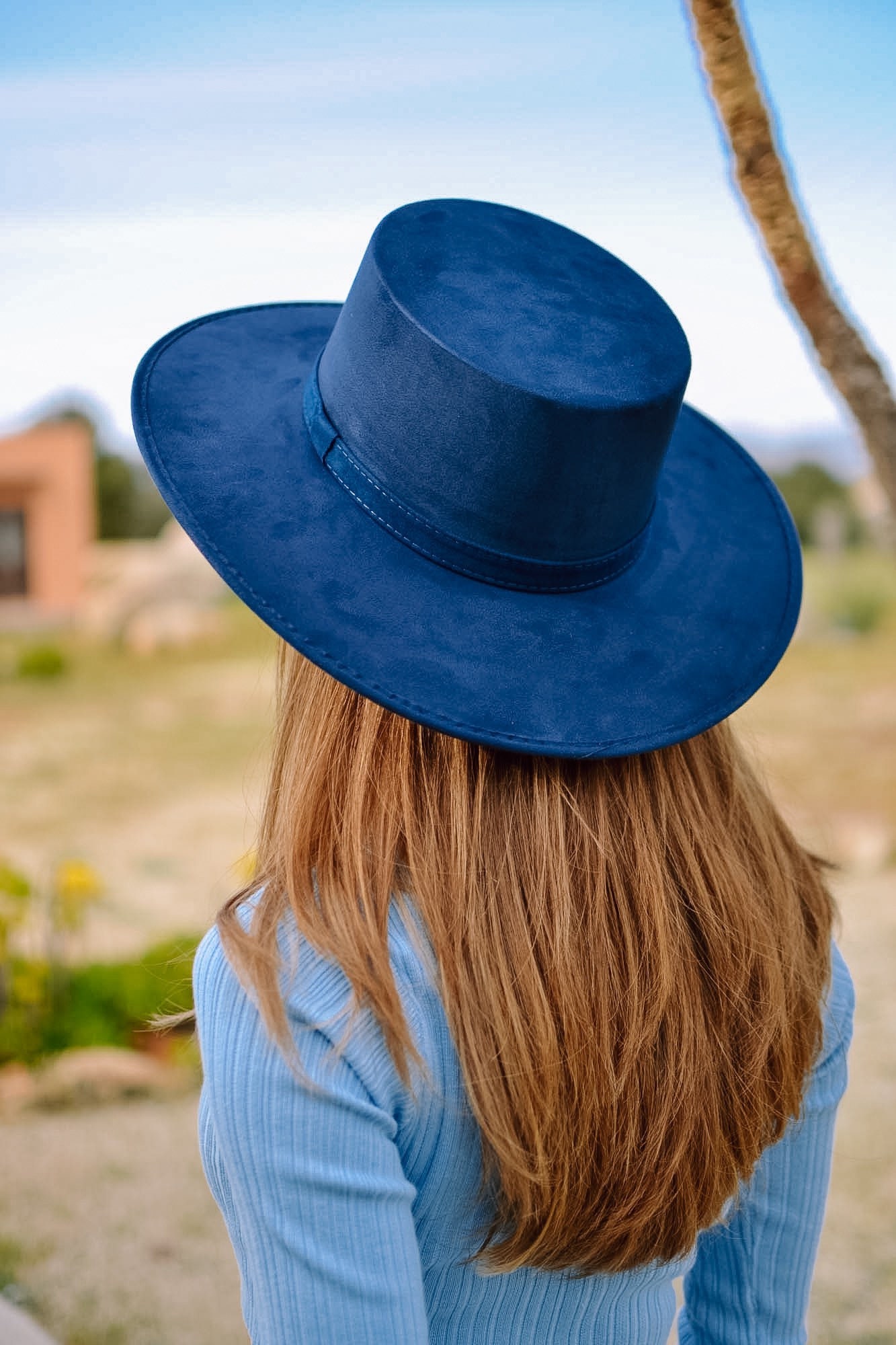 MARIA BOATER Hat/navy Blue Hat/bolero 
