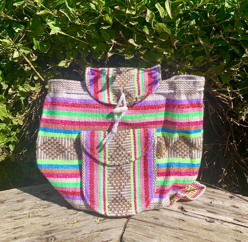 Mexican backpack mexican morral backpack mexican handbag,summer bag Mexican bag BOHO backpack handbag,hippie backpack beach bag
