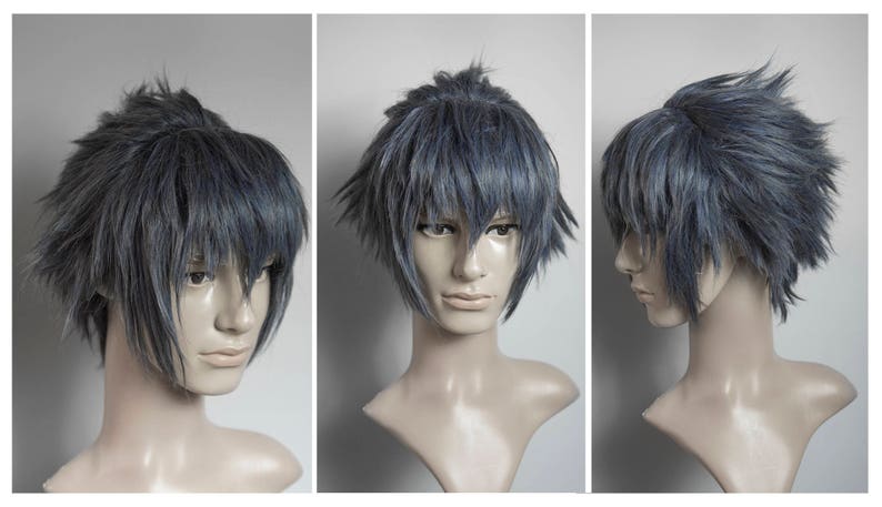 Noctis Lucis Caelum Wig Cosplay Ff Xv Final Fantasy Etsy