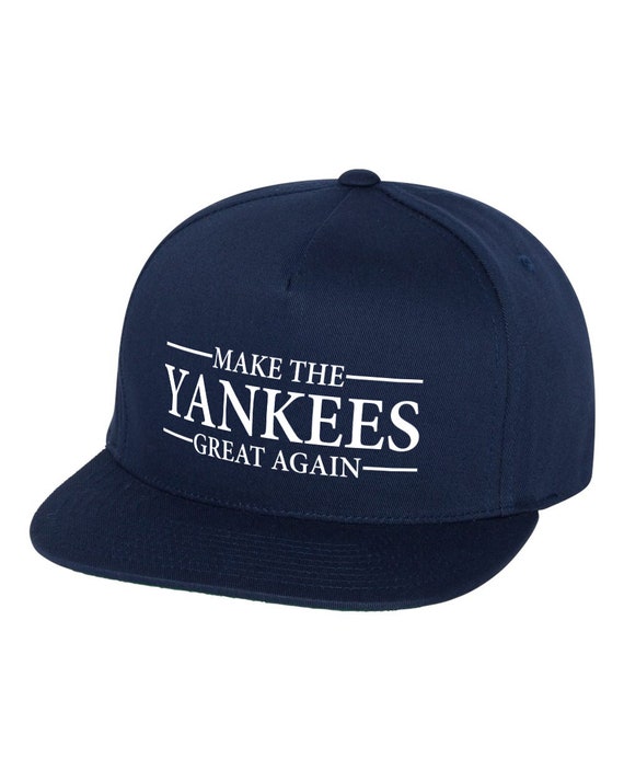 Make the Yankees Great Again V2 - NAVY Snapback Hat