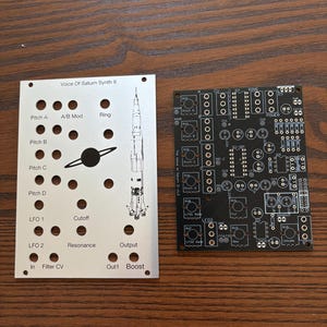 Voice of Saturn Synth II PCB + Panel