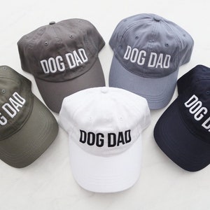 Dog Dad hats available in multi colors