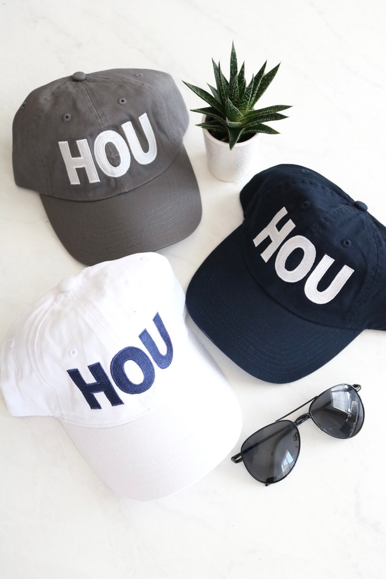 HOU HAT City Codes Airport Code I Love My City Houston Etsy