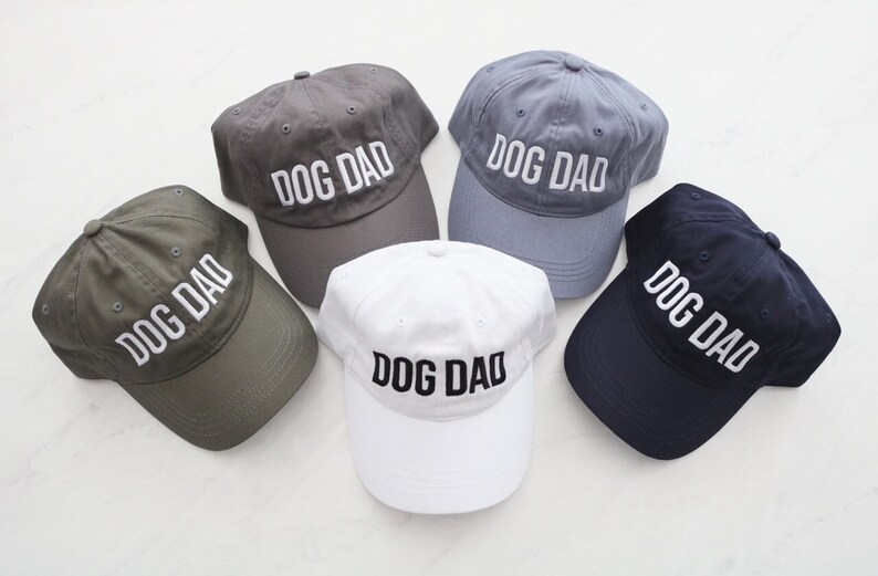 Dog Dad hats available in multi colors