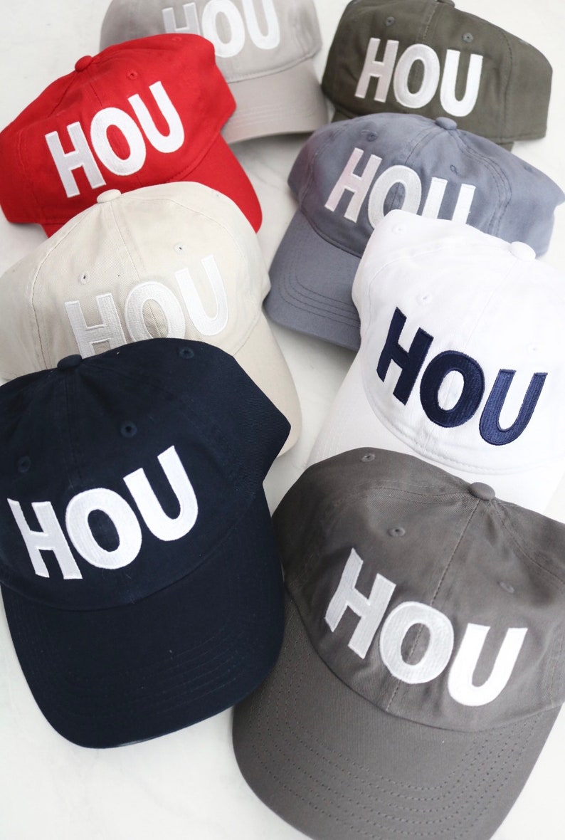 HOU HAT City Codes Airport Code I Love My City Houston Etsy