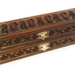 Turkish Wood Carved Jewelry Box, Handmade Box, Keepsakes Box, Christmas gift, Home Decor