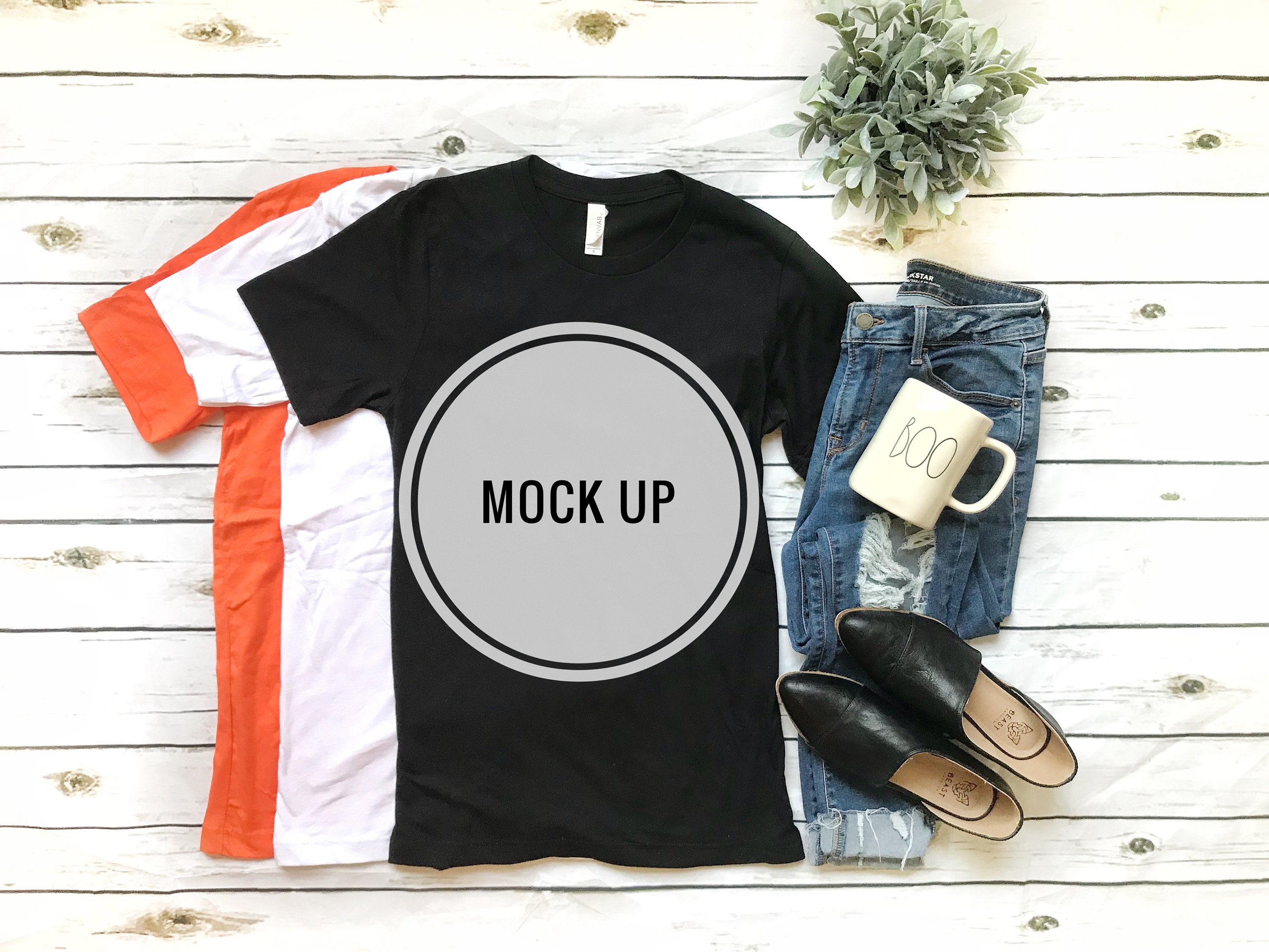 Mock Up Bella Canvas Mock Up Tshirt Mock Up Styled Photo Etsy