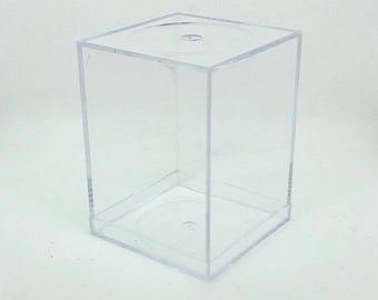 acrylic doll display case 10x10x16