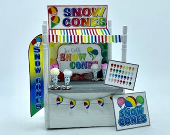 1:48 Snow Cone Pop-Up Shop KIT