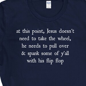Jesus, Flip Flip, Jesus Take the Wheel, Short-Sleeve Unisex T-Shirt