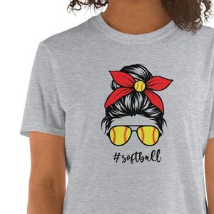 Softball, Softball Shirt, Short-Sleeve Unisex T-Shirt, Fastpitch Softball,