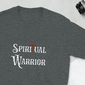 SPIRITUAL WARRIOR, Christian tee, Christian t-shirt, Man of God, Woman of God, Prayer, Short-Sleeve Unisex T-Shirt