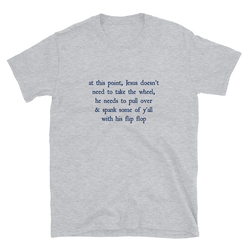 Jesus Flip Flop Short-Sleeve Unisex T-Shirt | Etsy