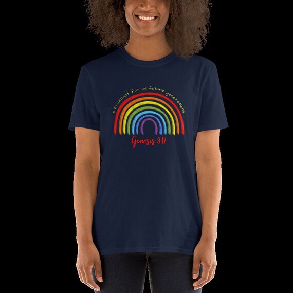 Rainbow Genesis 9:12 Short-sleeve Unisex T-shirt - Etsy