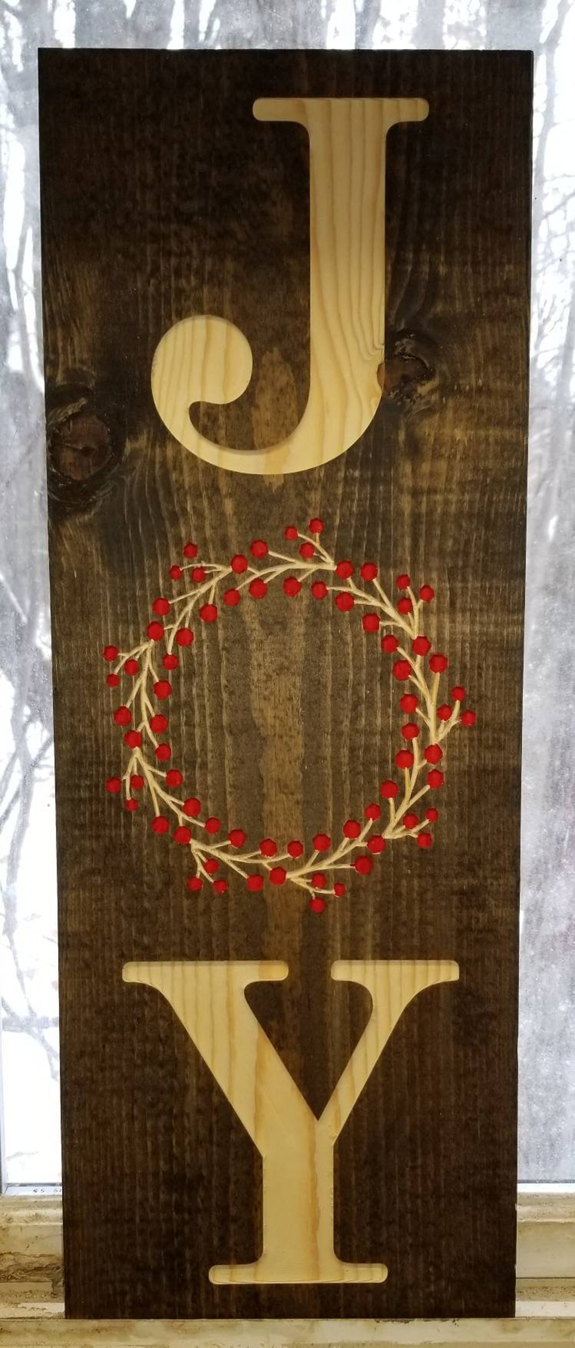 JOY Sign - Etsy