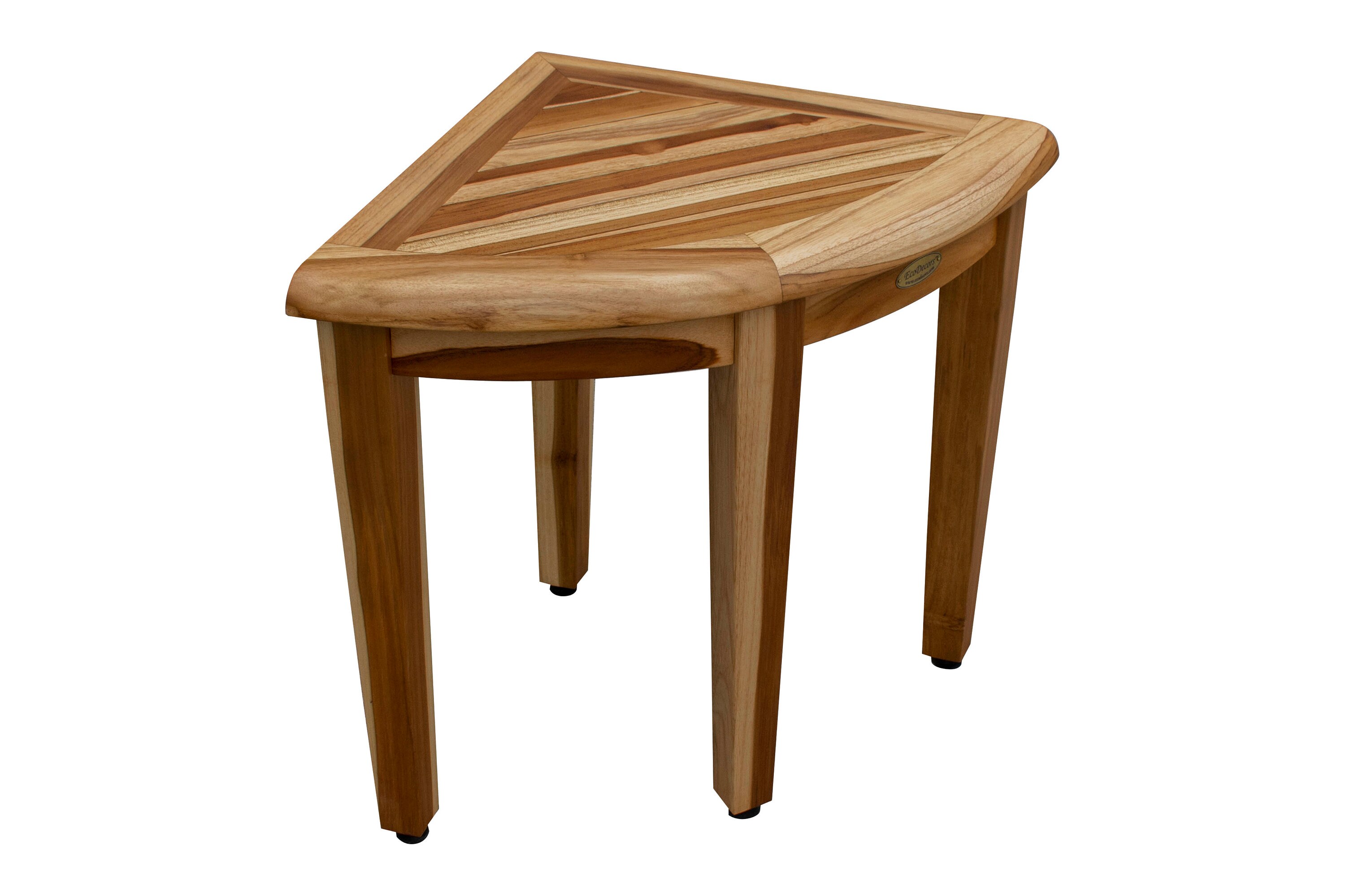 Ecodecors Earthyteak Teak Corner Shower Bench Shower Etsy