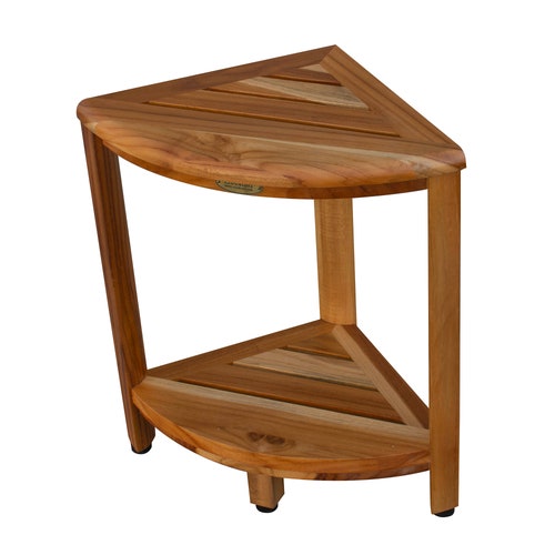 Patented 18 Asia® Teak Shower Bench With Shelf Etsy