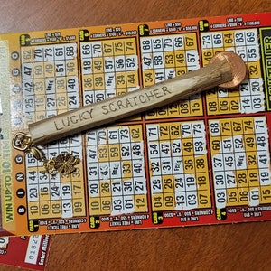 Lottery scratchers/lucky scratcher/ lotto scratcher/ wooden lottery scratcher