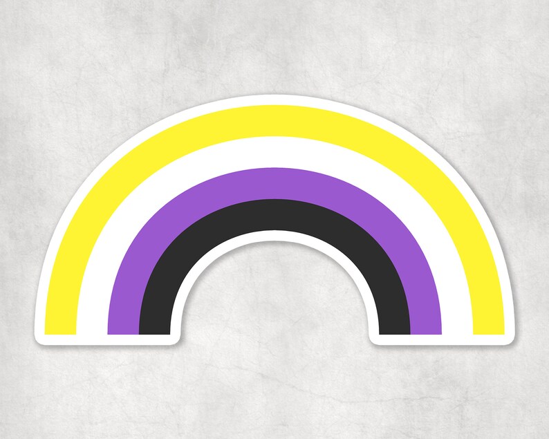 Pride Pack Non-Binary Pride Stickers