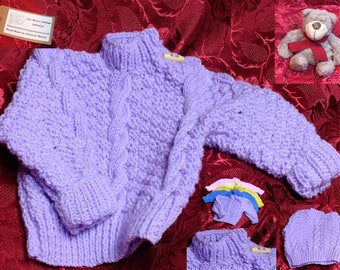 Kleding Unisex kinderkleding Unisex babykleding Sweaters winter vest 12-24 maanden lila lila sprankelende handgebreide baby vest lila met veelkleurige vlekken en twinkelend babymeisjes vest 