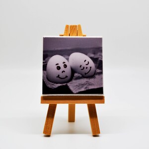 Love is Eggcellent - Mini Canvas w/ Easel