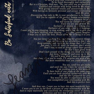 Be Satisfied with Me Digital Download