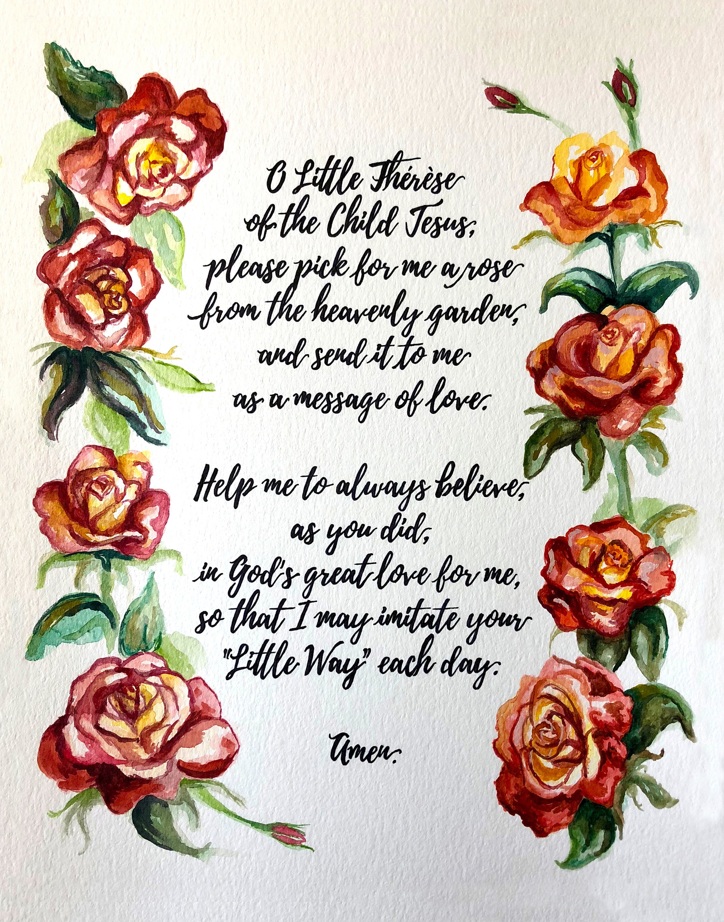 st therese little flower prayer